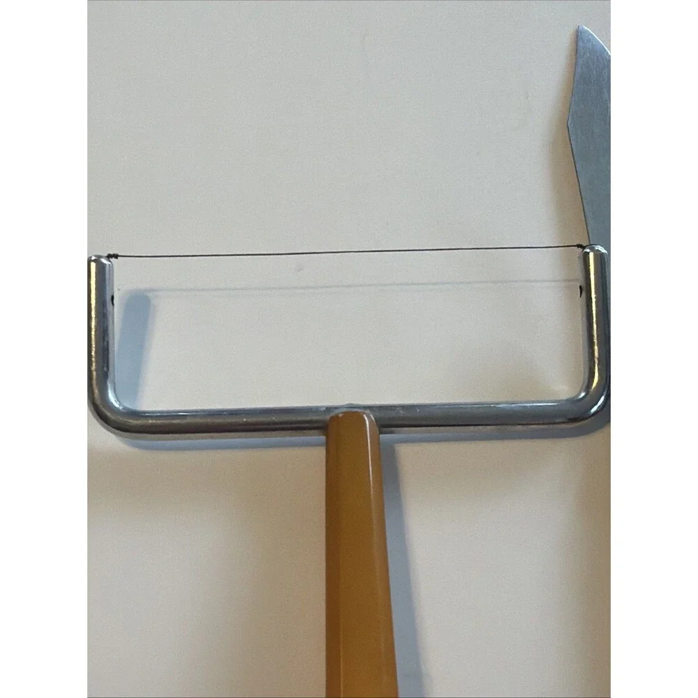 Vintage Bakelite Caramel Butterscotch Knives Knife and Cheese Slicer